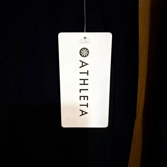 NWT Athleta Stellar Flare Trouser womens 14 petite black athleasure travel work - Picture 3 of 11